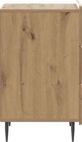 vidaXL Κομοδίνο Artisan Δρυς 43x 41 x 68 εκ Επεξεργασμένο Ξύλο
