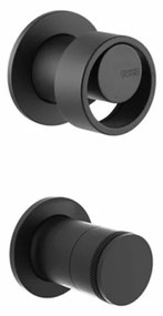 Αrmando Vicario Halo Black Matt Μίκτης εντοιχισμού+εκτροπέας περιστροφικός 2 εξόδων