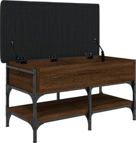 vidaXL Παπουτσοθήκη Καφέ Δρυς 82x42x45 εκ. από Επεξεργασμένο Ξύλο