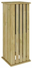 vidaXL Κουτιά γλάστρων Καφέ 33 x 33 x 85 εκ Εμποτισμένο Ξύλο Πεύκου