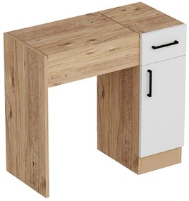 Τουαλέτα Με Καθρέπτη Inci 550ARN2796 77x37,3x108,8cm Pine-White