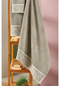 Πετσέτες Μπάνιου (Σετ 3τμχ) Whitegg T081 500gsm Μπεζ