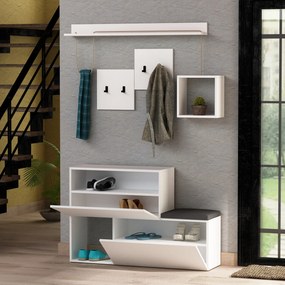 Έπιπλο Εισόδου Λευκό HOLDON 120x40x78