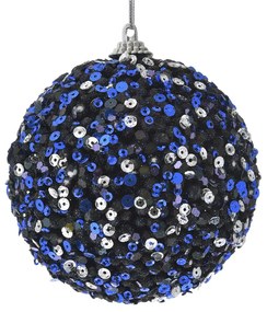 Μπάλα Πλαστική Μπλε Glitter iliadis 8εκ. 75385