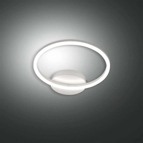 Φωτιστικό Tοίχου - Οροφής Led Giotto 3508-21-102 White Fabas Luce Μέταλλο, Μεθακρυλικό