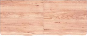 vidaXL Πάγκος Μπάνιου Αν. Καφέ 120x50x(2-6) εκ. Επεξεργ. Μασίφ Ξύλο