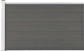 vidaXL Πάνελ Περίφραξης Γκρι 175 x 105 εκ. από WPC