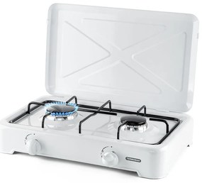 Termomax TX202 Επιτραπέζια Εστία Υγραερίου Διπλή 3350W, Λευκή