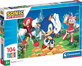 Clementoni Παιδικό Παζλ Super Color Sonic 104 τμχ