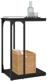 vidaXL Βοηθητικό Τραπέζι Μαύρο 40 x 30 x 60 εκ. από Επεξεργασμένο Ξύλο