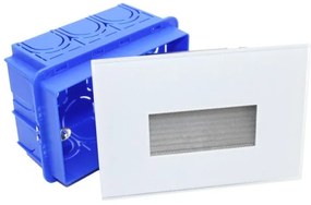 Φωτιστικό Σώμα Ορθογώνιο Χωνευτό LED IP66 4W CCT Lumen-3-91050-Λευκό 3-91050