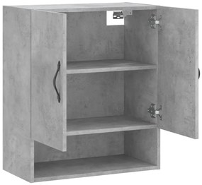 vidaXL Ντουλάπι Τοίχου Γκρι Σκυρ. 60x31x70 εκ. Επεξεργασμένο Ξύλο
