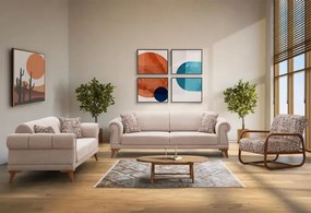 Stewehome Ρετρό σετ καναπέ για σαλόνι