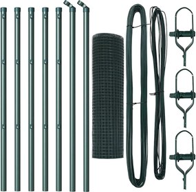 vidaXL Στύλος Περιφράξεων Πράσινο 10 x 0,6 μ (12 x 12 mm δίχτυ)