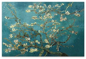 Πίνακας σε καμβά "Blooming Flowers" Megapap ψηφιακής εκτύπωσης 140x100x3εκ. - 0127974