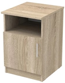 Κομοδίνο Galdi pakoworld σε sonoma απόχρωση 40x45x60εκ