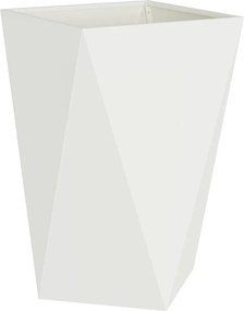 vidaXL Γλάστρα 2 pcs Λευκό 50 x 50 x 75 cm Ατσάλι