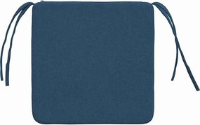 vidaXL Μαξιλάρια καθισμάτων 4 pcs Μπλε 40 x 40 x 3 cm ύφασμα