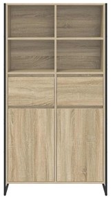 vidaXL Πλαϊνό γραφείο με συρτάρι 2 pcs Σονόμα 81 x 36 x 150.5 εκ.