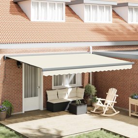 vidaXL Σκηνίτσα Αναδιπλούμενη Κρεμ και Γκρι 400 x 300 εκ