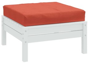 vidaXL Μαξιλάρι Παλέτας Κόκκινο 60x60x9,5 εκ. Ύφασμα