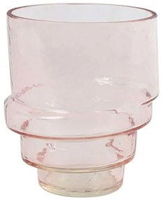 Βάζο Angelica 013.797286 13x15cm Pink Glass