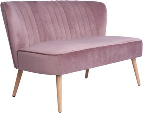 ΚΑΝΑΠΕΣ ANDY 2ΘΕΣΙΟΣ ΣΑΠΙΟ ΜΗΛΟ ΒΕΛΟΥΔΟ HM8401.02 128x70x77Υ εκ.