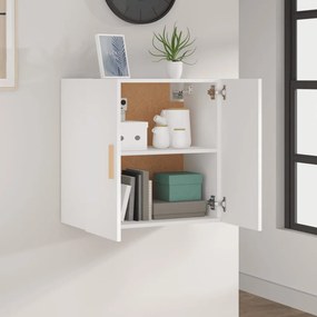 vidaXL Ντουλάπι Τοίχου Λευκό 60x30x60 εκ. από Επεξεργασμένο Ξύλο