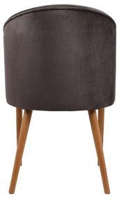 Καρέκλα Τραπεζαρίας Τ-8 LUX Fylliana Καφέ με Golden Sand πόδια 57x54x81εκ. 57x54x81 εκ.