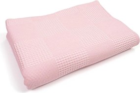 Κουβέρτα Πικέ Αγκαλιάς (80x110) Dimcol Cotton Ροζ