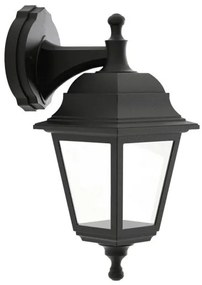 Φανάρι Απλίκα Φωτιστικό Τοίχου 1xE27 Μαύρο IP44 LP-350-1 42-0022 Heronia Lighting-42-0022-Μαύρο 42-0022