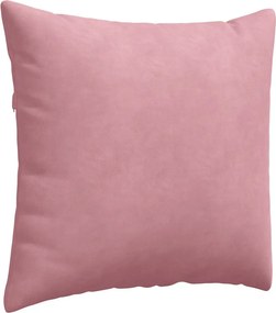 vidaXL Μαξιλάρι Καναπέ 2 τμχ. Βελούδο Ροζ 50 x 50 cm