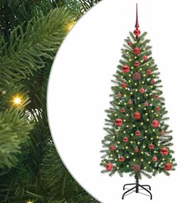 vidaXL Τεχνητό Χριστουγεννιάτικο Δέντρο Πράσινο 120 cm ΠΕ και PVC
