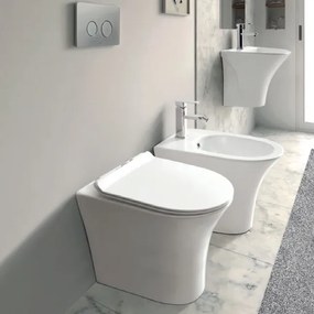 Bianco Ceramica Aida 52 Rimless AD13000SC BTW - Λεκανη Δαπεδου