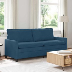 vidaXL Καναπές Μπλε 196 x 81 x 87,5 εκ. Βελούδο