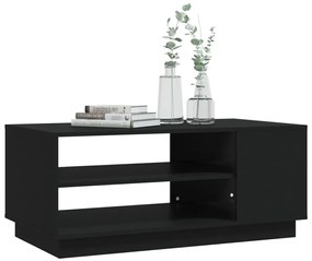 vidaXL Τραπεζάκι Σαλονιού Μαύρο 102 x 55 x 43 εκ. από Μοριοσανίδα