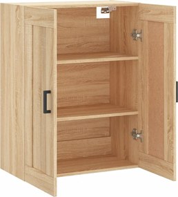 vidaXL Ντουλάπι Επιτοίχιο Sonoma Δρυς 69,5 x 34 x 90 εκ. Επεξεργ. Ξύλο