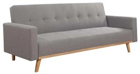 Καναπές Κρεβάτι CARLOS Ύφασμα Αν.Γκρι 200x88x83cm Bed:180x109x40cm