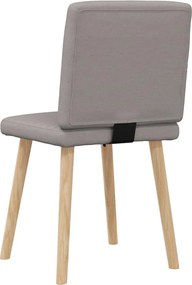 vidaXL Πολυθρόνες Τραπεζαρίας 2 τεμ. Taupe Υφασμάτινες