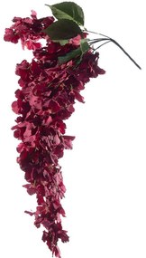 Τεχνητή Κρεμαστή Γλυσίνια Venusta 3181-7 74cm Red Supergreens Leather,Plastic