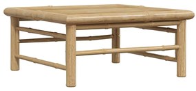 vidaXL Σαλόνι Κήπου 3 Τεμαχίων από Μπαμπού με Σκούρα Γκρι Μαξιλάρια