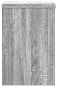 vidaXL Βάσεις Φυτών 2 Τεμ. Γκρι Sonoma 20x20x30 εκ. Επεξεργασμένο Ξύλο