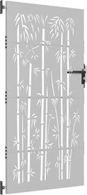 vidaXL Πύλη Κήπου 85 x 200 cm Ατσάλι με Επικάλυψη Πούδρας Κλειδώσιμο