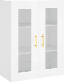 vidaXL Ντουλάπι Λευκό 69,5x34x180 εκ. από Επεξεργασμένο Ξύλο