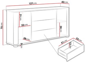 Μπουφές Fill 2D 3S