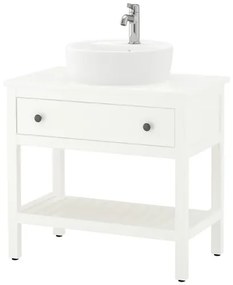 HEMNES/TORNVIKEN βάση νιπτήρα με συρτάρι/νιπτήρα/μπαταρία, 82x48x90 cm 195.468.59