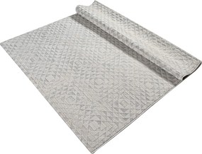 Χαλιά Κρεβατοκάμαρας (Σετ 3τμχ) Polcarpet Vera 265 Ivory/Grey