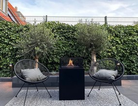 Επιδαπέδια Εστία Φωτιάς Agni 50 Tenderflame με διάρκεια καύσης 3 - 4 ώρες, χωρητικότητα δεξαμενής 1000ml και διαστάσεις 49.5x49.5x61cm - Black