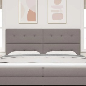 vidaXL Κεφαλάρι με κεφαλάρι Taupe 200 cm ύφασμα
