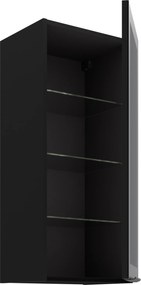 Κρεμαστή βιτρίνα Universal 40 GS 90 1F-Μαύρο